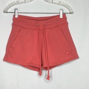 Champion Reverse Weave Coral Activewear Shorts Size XS